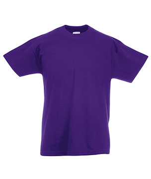 T-SHIRT ORIGINAL BAMBINO - FRUIT OF THE LOOM porpora